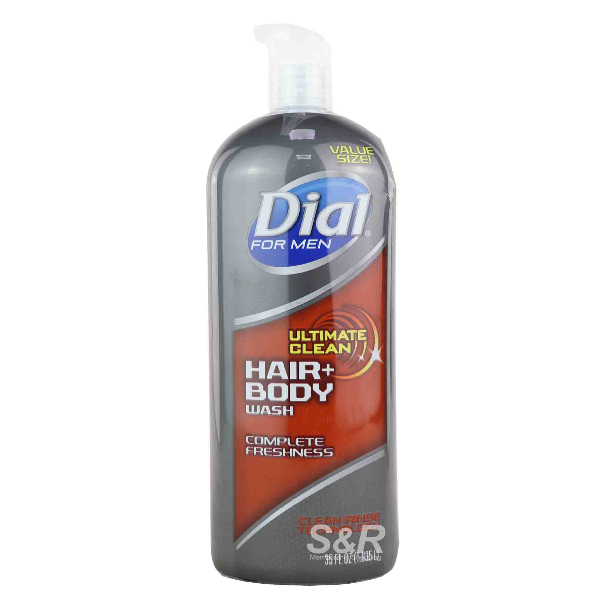 Dial For Men Ultimate Clean Hair And Body Wash 1.035L